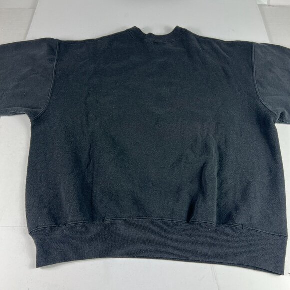 VTG 90s NFL Los Angeles Raiders AFC Sweatshirt Extra Large Black Faded Crewneck - Picture 11 of 15